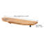 Irregular Wood Floating Shelf