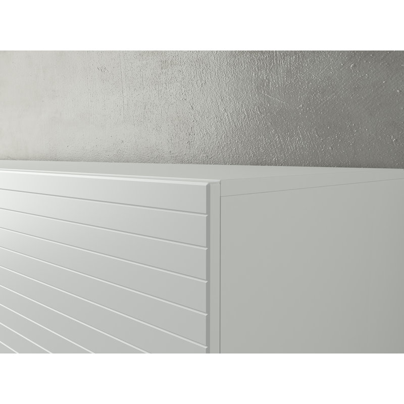 Fulater TV Stand for TVs up to 70", White