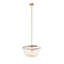 Lustre 2 lumières perlé