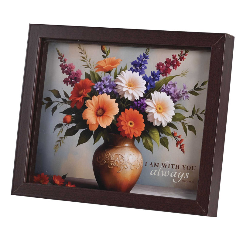 Art floral encadré avec vous