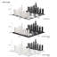 Chess Set Acrylic Chicago With Marble Hatch Board