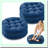 Navy Blue Meditation Floor Cushions Set - 4 Pcs Round Large Pillows for Adults & Kids, 22 x 22 Inch Floor Seating Cushions, Gift for Mindfulness