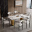 Subrati Extendable Rectangular Sintered Stone Dining Table Up to 94.48"  For 8-10-447848421-447848442