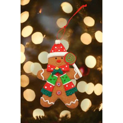 Christmas Ornament - Gingerbread Man.  Festive Decoration F07-N2-5-AEE046C