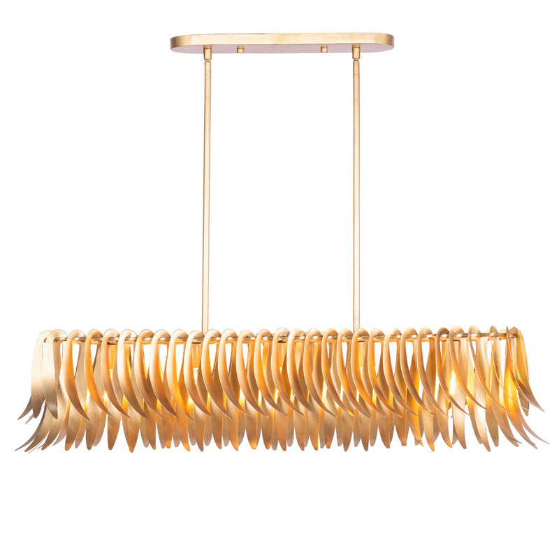 Grace 5 LT New Gold Linear Pendant Kalco