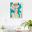 «Seattle City Map», reproduction d'impression sur affiche tricolore-31737724