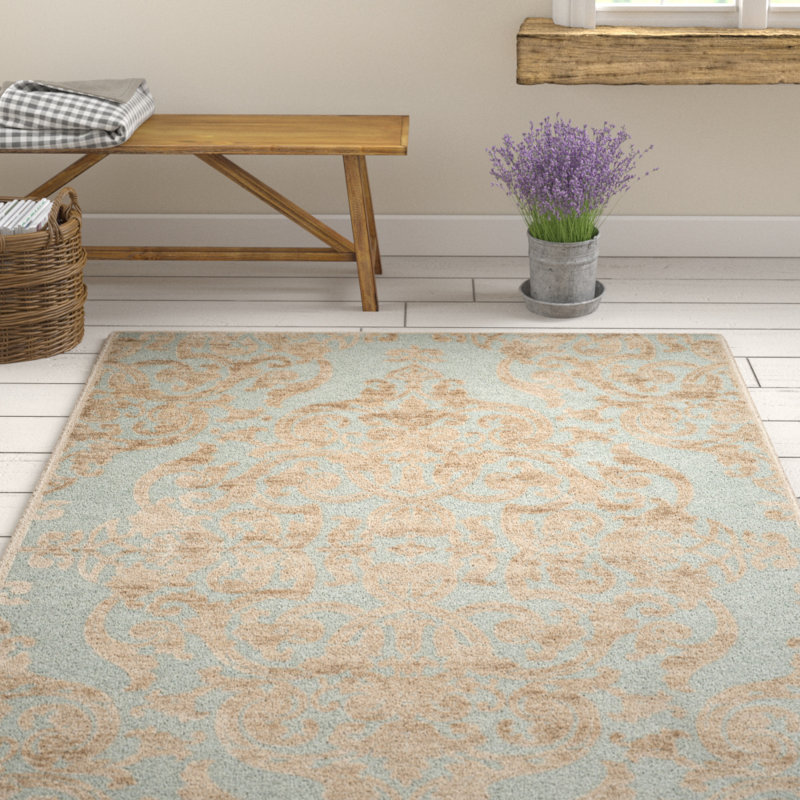 Velay Oriental Viscose Hand Woven Area Rug, Rectangle 122 x 170 cm