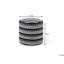 Clavier 41cm W Round Striped Pouffe