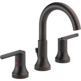 Trinsic Widespread Bathroom Faucet 3 Hole, 2-handle Bathroom Sink Faucet with Drain Assembly