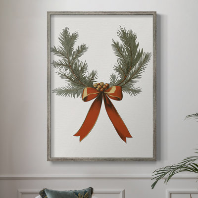 Art des Fêtes de Noël - série 2 - CCL XXXVI, reproduction encadrée - bois massif