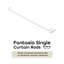 Tringle à rideaux simple réglable blanche Fantasia-88578550