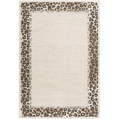 Rectangle Animal Print Area Rug