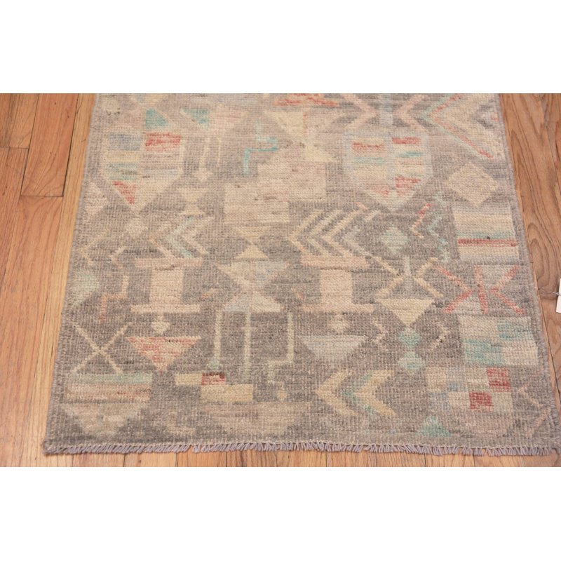 Nazmiyal Collection Modern Tribal Geometric Hallway Runner Rug