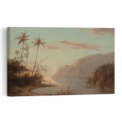 A Creek In St. Thomas, 1856 Abstract Contemporary Wall Art Print - Print