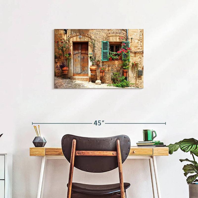 Lilie, rue charmante espagnole, H 20 po x l 30 po