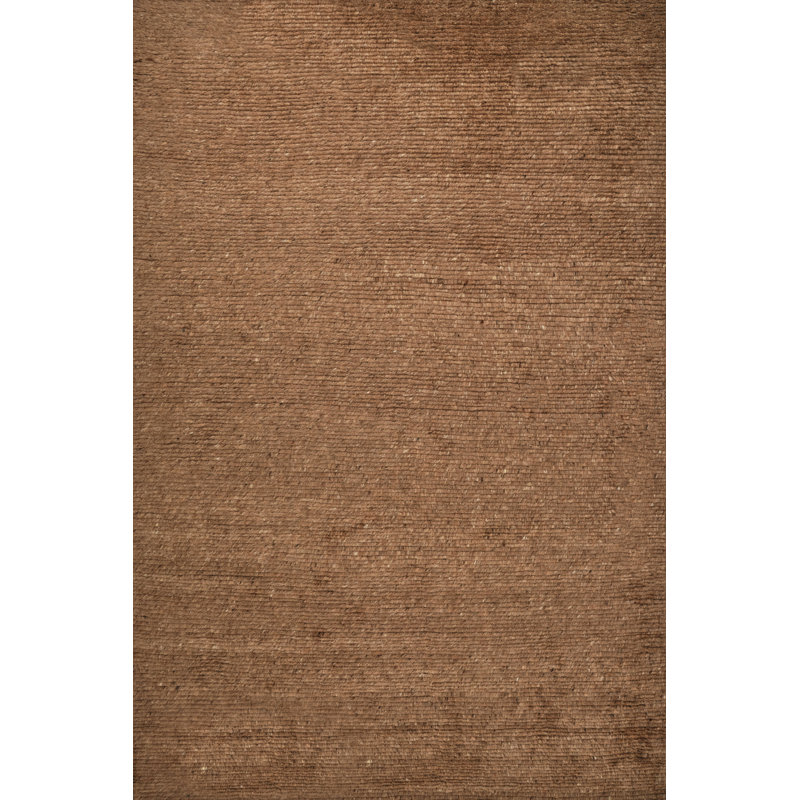 The Rug Company Ridge Area Rug, Rust, Rectangle 8' x 10'