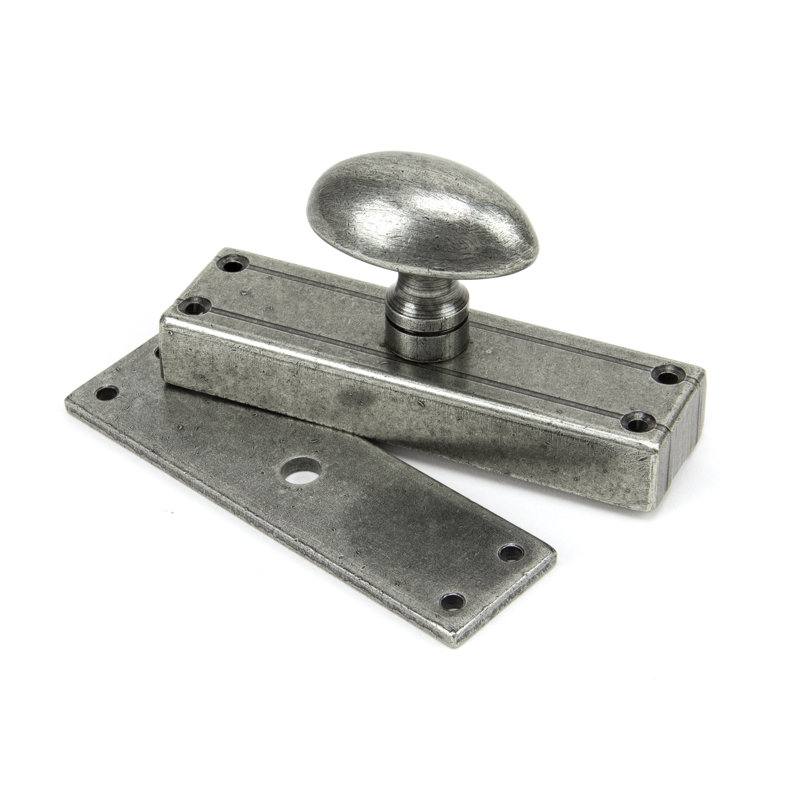 Cremone Pewter Knob for Bolt, Pewter Patina