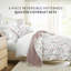 Quilt Set - Lightweight - All Season Quilted Coverlet - Poppy Bloom Mauve-105628174