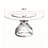 Round Dining Table with Marble Lazy Susan