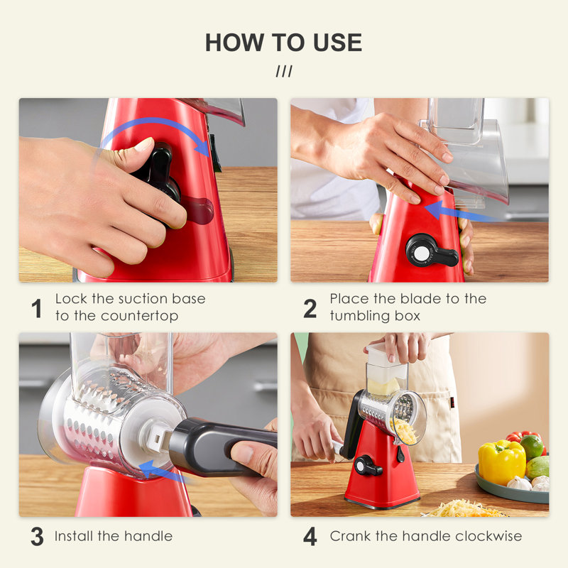 J-XIN Trading Co., Limited Slicer, Red