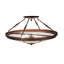 6 - Light Semi Flush Mount