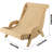 Sisal Scratching Cat Lounge Chair with Wooden Frame – Comfortable and Durable Cat Scratcher-478057229