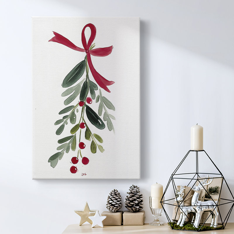 Art des Fêtes de Noël - Toile tendue avec châssis Cxxii, H 18 po x l 12 po