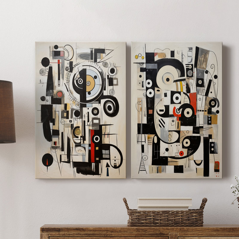 ABSTRACT Series CCCLXVII-Premium Gallery Wrapped Canvas -Ready to Hang, 60" H x 80" W