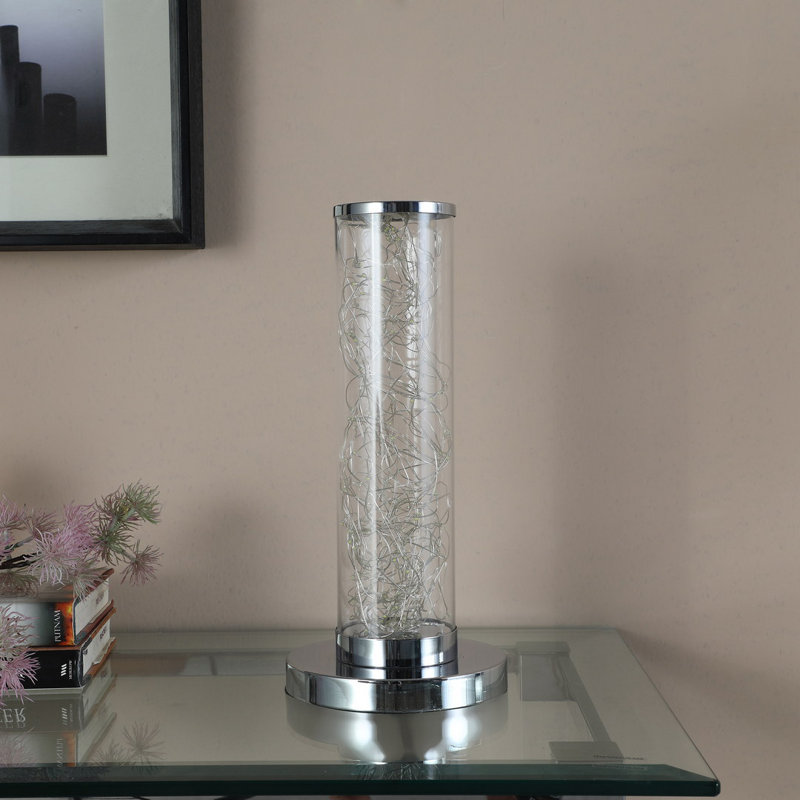 Lampe sur pied à DEL avec colonne exposée de 13 po | Idée de cadeau