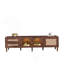 TV Stand with Solid Wood Legs, 80" TVs