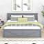 Lit plateforme avec tiroirs de rangement et pieds de soutien Avelina-437698302-419958715