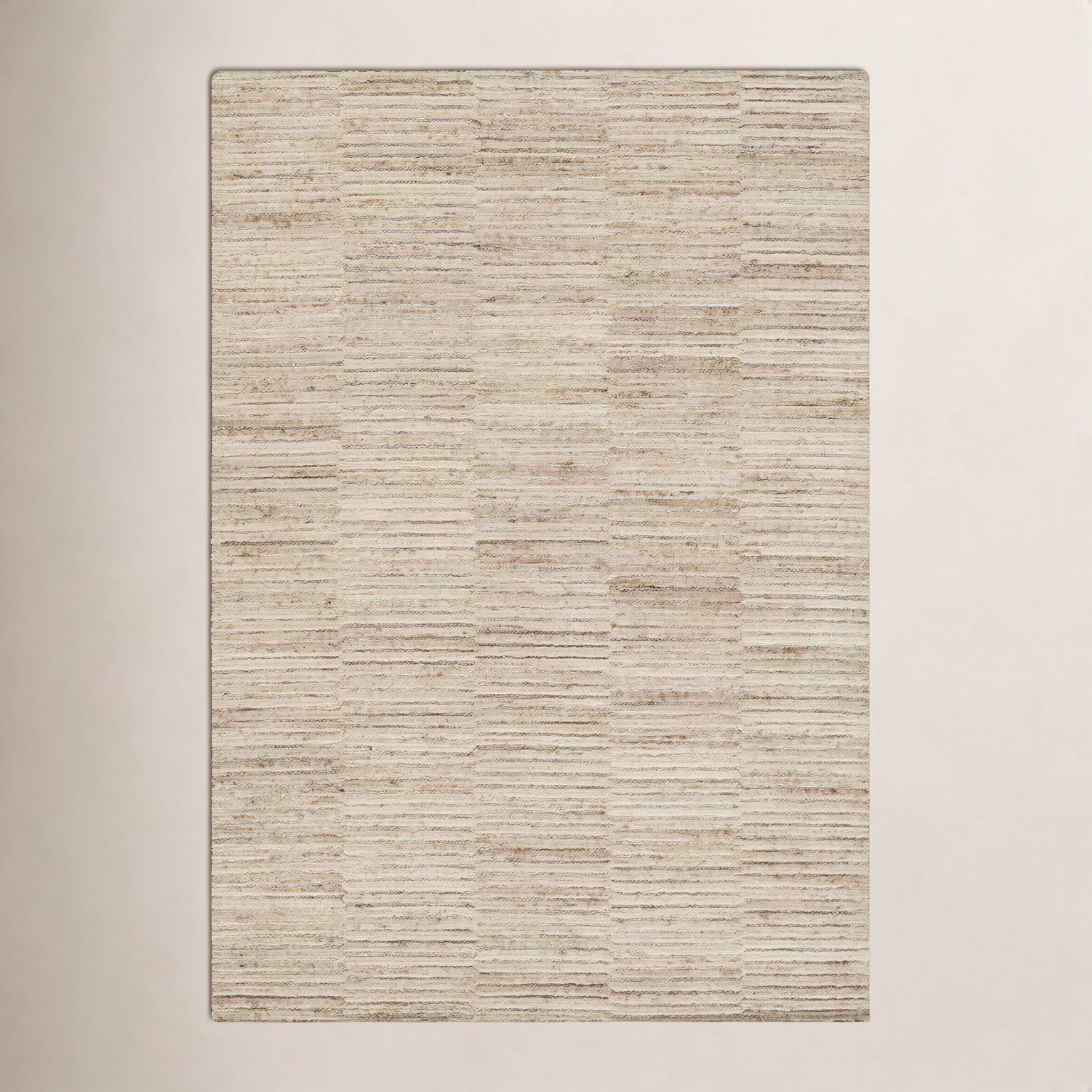 Mari Hand-Tufted Global Striped Rug, Rectangle 5' x 7'6"