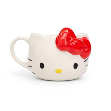 Silver Buffalo Sanrio Hello Kitty Unicorn Star Ceramic Camper Mug, Holds  20 Ounces