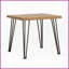 Bois d'acacia & amp; Table basse Iron Live Edge - peu encombrante et polyvalente pour les petits salons