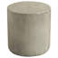 Table d'appoint ronde Verstara Modern Fiberstone avec finition brossée-1119633281