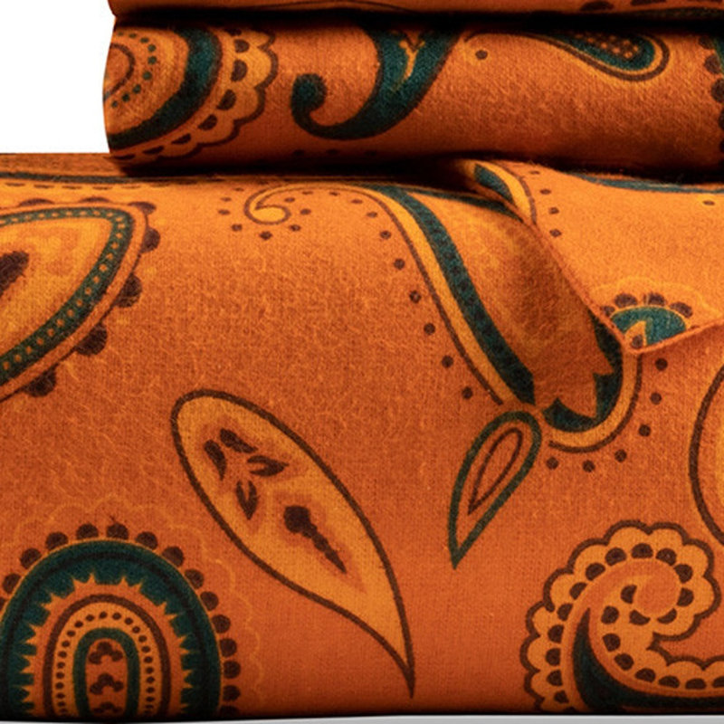 Cotton Paisley Duvet Cover
