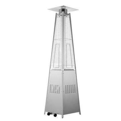 VEVOR Propane Patio Heater 48000BTU Pyramid w/Wheels for Outdoor Patio