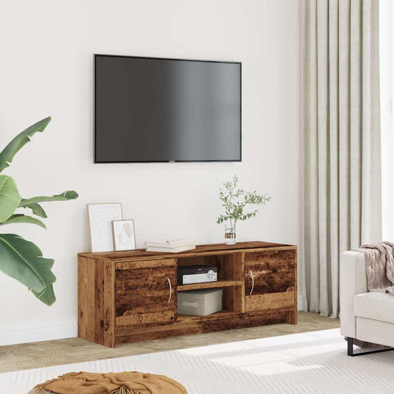 Gwenael Unfinished TV Stand for TVs up to 24", Reclaimed Wood