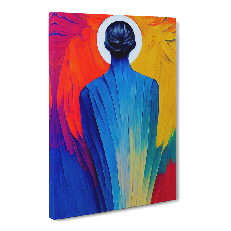 Angel Palette Knife Vol.4 - Wrapped Canvas, 50cm H x 35cm W x 3cm D