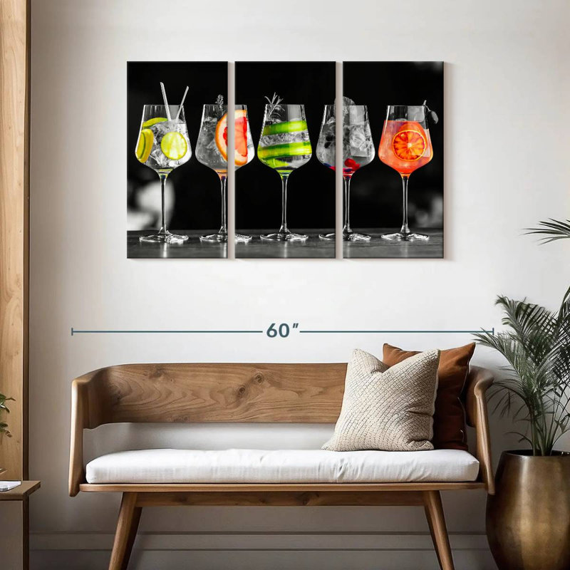  «Cocktails, H 28 po x l 45 po