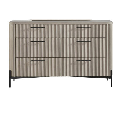 Commode 6 tiroirs pour chambre à coucher