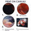 Vibrant rouge Betta poisson majestueux queue - poisson Art mural-974349454-974349455