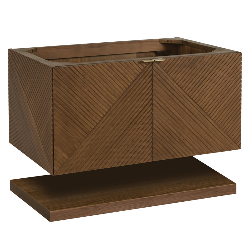 Marcello 36'' W Wall Mounted Single Bathroom Vanity Base