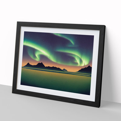 XH1022-8870X Terrific Northern Lights - Single Picture Frame Print