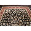 Tapis en laine / soie Tabriz à teinture végétale noué à la main 9 x 12