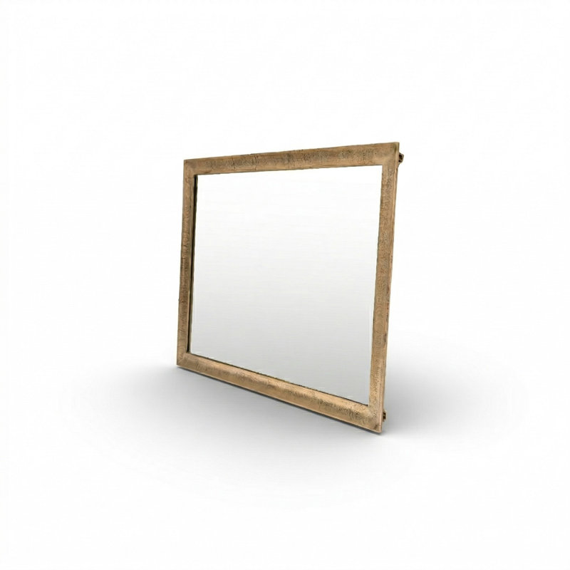 Miroir mural rectangulaire en métal, H 23 po x l 32 po