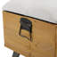 Sibo Linen Upholstered Storage Bench