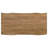 Saavan 80-inch Live Edge Wood Dining Table Natural Acacia