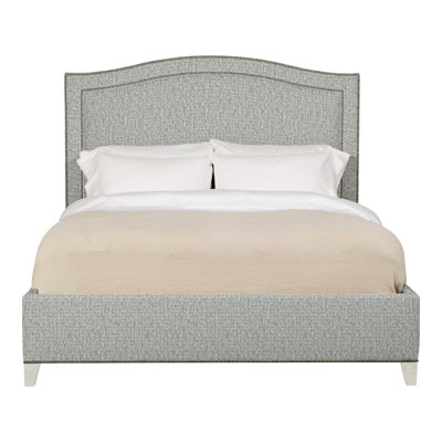 Caroline/Casey Queen Upholstered Low Profile Panel Bed
