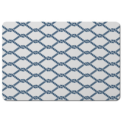 Helen Polyester-Coated Hardboard Geometric Rectangle Placemat